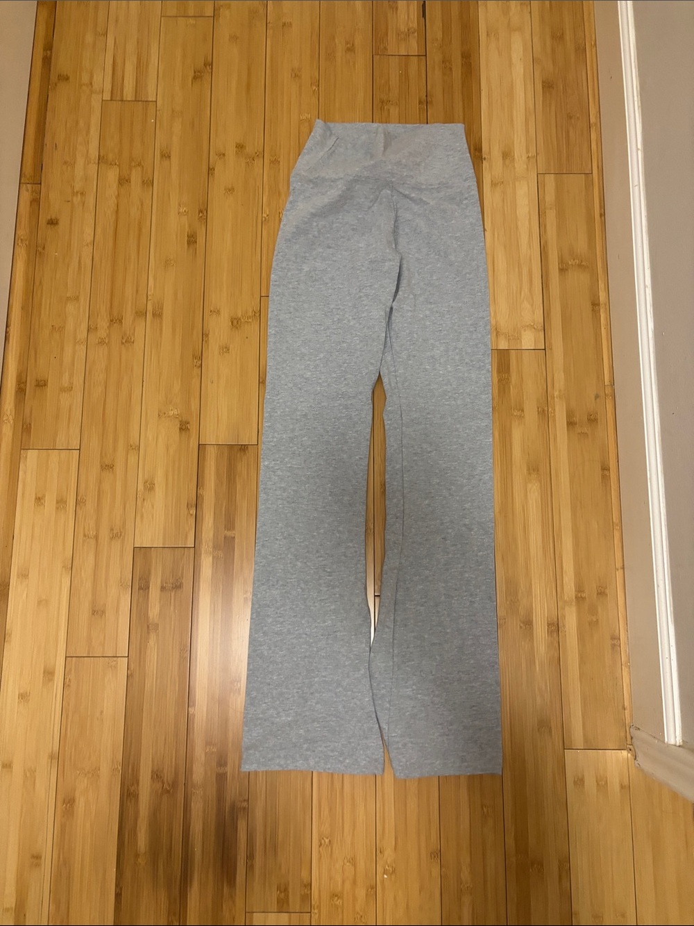 Brandy Melville Light Gray Kids Wide-Leg Leggings